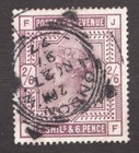1883 Great Britain Sc  96 - 2sh6p Queen Victoria Used Postage Stamp Cv 230