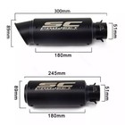 For Yamaha Yzf R3 2015-2025 Mt-03 Whole System Black Muffler Exhaust Header Pipe