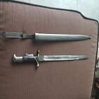 U s  Model 1892 Krag Jorgensen Rifle Bayonet Knife   Scabbard 1899 Antique