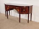 Baker Stately Homes Collection 6 Legged Inlaid Sideboard On Brass Casters