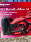 Snap On 4-in-1 Stapler brad Nailer Set Model  672310 New In Package