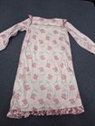 Peppa Pig Nightgown Girl s Size S 6 6x Warm Pink Flannel Pjs Gown Pajamas