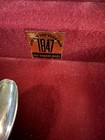 1847 Rogers Bros Silverplate Flatware Set 60p Wood Case 1937