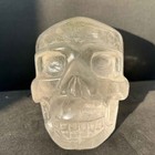 2 92lb Top Natural Clear Quartz Carved Skull  Realistic  Crystal Healing Skull