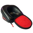 Exalt Universal Paintball V3 Lens Case Black Carbon Fiber   Red Microfiber