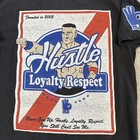 John Cena    hustle Loyalty Respect    Wwe Authentic Wear Distressed T-shirt - Sz M