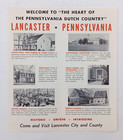 Pennsylvania Pa Lancaster The Pennsylvania Dutch Country Vintage Brochure C1960s