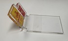 Rare Leslie Salt Advertising Table Top Lucite Stand Circa 1931-1948 Vintage