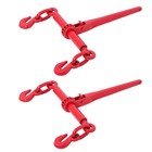 5 16 -3 8  Chain 2pcs  Load Binder Ratchet 6600lbs Wll Chain Hook Tie Down