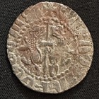 Ancient Medieval Silver Tram King Levon I 1198-1219 Cilician Armenia Crusader