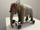 Vintage Steiff Circus Elephant Ride-on Toy 17  Tall