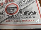Original Pre-prohibition Beer Label  Silver Spray Great Falls Montana