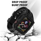 Rugged Apple Watch Band Bumper Case Cover Strap Iwatch Se Series 9 8 7 6 5 4 3
