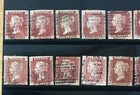 Sg43 1d Penny Red X36 All Plate 102  Ideal For Plate Reconstruction  lot 1321 