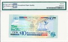 Eastern Caribbean Central Bank East Caribbean montserrat  10 Nd 2003  Pmg 65epq