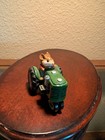 Wee Forest Folk Vintage 1985 Mouse On Green Tractor M-133