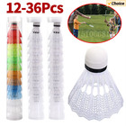 12-36pcs Plastic Badminton Shuttlecock Lightweight Badminton For Hitting Practic