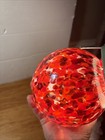 Art Deco  End Of Day Spatter Glass Lamp Light Shade Globe