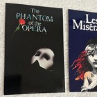 The Phantom Of The Opera Les Mis  rables Poster Large Postcard Broadway Musical