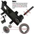 Jackshaft Assembly With 420 Chain 42 Link Kit For Ct200u Bt200x M200 Mini Bike