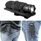 1 2 3pack Tactical Rotatable Flashlight Holster Holder Pouch Carry Belt Bag Case