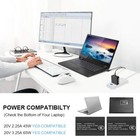 Charger For Lenovo Laptop Computer 65w 45w Round Tip Power Supply Ac Adapter