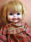 Vintage 1967 Ideal Tubsy 18  Bath Baby Doll Bt-18 Sweet Smile  Blonde Hair Bangs