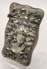 Art Nouveau Sterling Silver Ornate Match Safe Vesta Case
