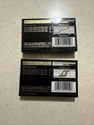 Lot Of 2   Sony Metal-sr 100  Blank Audio Cassette Tape Sealed new