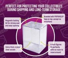 Popshield Armor Hard Protectors Two 4  Funkos- Stackable With Magnetic Lid