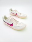 Nike Zoom Rival Track   Field Distance Spikes White Pink Men   s Size 10
