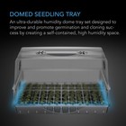 Large Humidity Dome Germination Kit With 3mm Thickest Dome And Height Extension