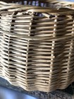 Vintage French Small Child s Handwoven Wicker Gathering Basket