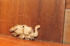 Carved Domesticated Bovine Cow Pendant Talisman Inuit