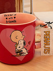 Peanuts Charlie Brown Snoopy Coffee Mug Life Is Better W Friends Valentine s Day