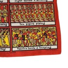 New Vintage Irish Linen Tea Towel Twelve Days Of Christmas By Ulster 20 x30 