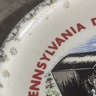 Vintage Pennsylvania Dutch Country Lancaster   Pa Souvenir Plate Amish 7 5   