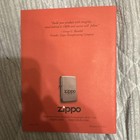Zippo Writer Collections Guide Novelty Used