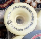Rollerbones Logo Wheel White 8pk 57mm 98a 57x30 - Brand New Sealed
