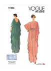 Vogue Retro Vintage 1970 s 1979 Evening Caftan Sewing Pattern V1886 Xs-xxl 4-26