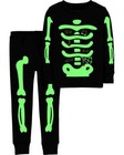 Glow Dark Skeleton Black 18 Mos Spider Eyes Carters Halloween 2 Pc Sleepwear Pjs