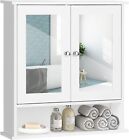 Wall Mounted Bathroom Cabinet Storage Organizer Medicine Cabinet Kitchen Laundry