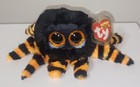Ty Beanie Boos - Charlotte The Halloween Black Spider 6  New Mwmts Plush Toy
