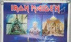 Huge Vintage Original 1985 Iron Maiden Live After Death Poster 40  X 60  Bi-rite