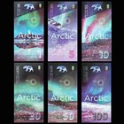 Arctic Territories Set 6 Pcs  1 5 10 20 50 100 Fantasy Note  2020  Arctic Hare