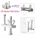 4pcs Cnc T-slot Table Clamps Metal Fixture Tools For Engraver Machine