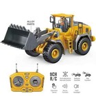 9-channel Metal Rc Wheel Loader - Remote Control Kids Construction Play Toys    