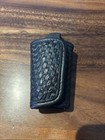 Black Basket Weave Duty Belt Keys Holder Enclosure Police Security