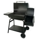 Expert Grill Xg13-104-001-01 28  Offset Charcoal Smoker Grill With Side Firebox 