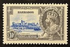 Travelstamps  Barbados Stamps Scott  187 - 1 1 2d Silver Jubilee - Mint Mogh